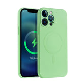 Liquid Silicone Full Coverage Shockproof Magsafe Case, For iPhone 13 mini, For iPhone 13, For iPhone 13 Pro